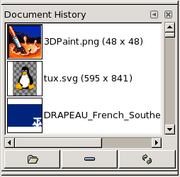 Document History dialog