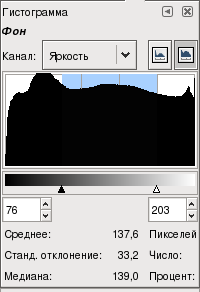 Диалог после настройки выборки значений.