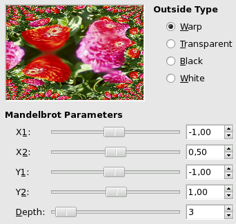 Fractal trace filter options