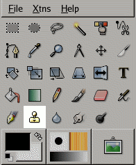 Clone tool icon in the Toolbox